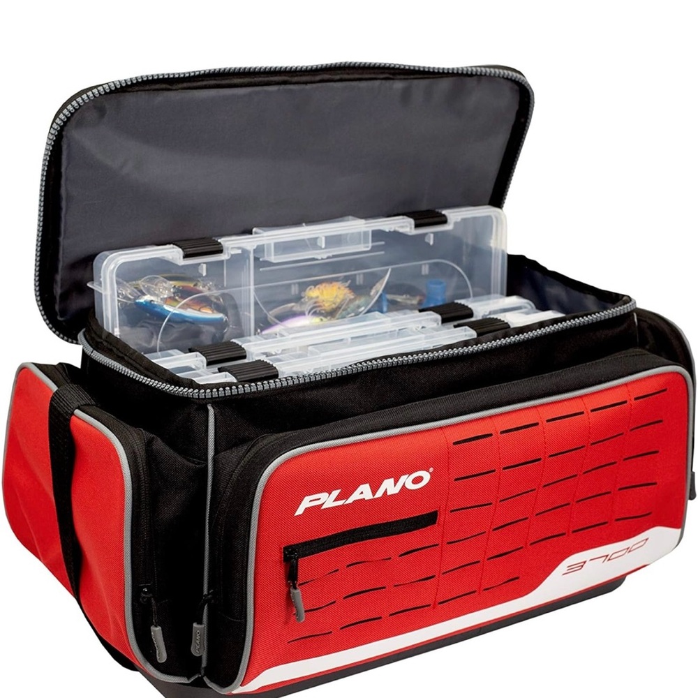 Red and Black Tackle Bag